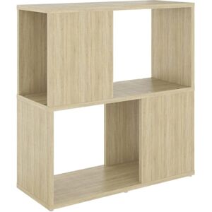 vidaXL Sonoma Oak Bookcase - 60x24x63 cm, Wooden, Modern Design vidaXL Sonoma Oak Bookcase - 60x24x63 cm, Wooden, Modern Design
