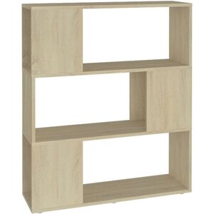 Vidaxl Sonoma Oak Book Cabinet Room Divider - Book Cabinet/Room Divider Vidaxl Sonoma Oak Book Cabinet Room Divider - Book Cabinet/Room Divider