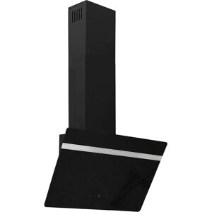 vidaXL Hotte Murale 60 cm Acier et Verre Trempé Noir - Hotte Murale vidaXL Hotte Murale 60 cm Acier et Verre Trempé Noir - Hotte Murale