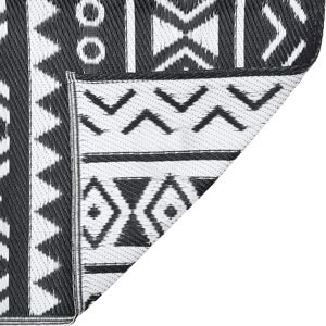 vidaXL Outdoor Carpet Black 160x230 cm PP - Outdoor Carpet vidaXL Outdoor Carpet Black 160x230 cm PP - Outdoor Carpet