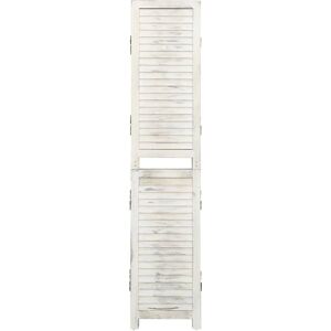 vidaXL Cream 5-Panel Room Divider - Room Divider vidaXL Cream 5-Panel Room Divider - Room Divider