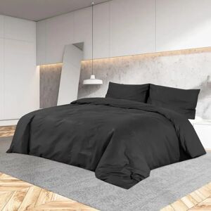 vidaXL Bedlinnen Set 140x200 cm - Donkere Dekbedovertrek vidaXL Bedlinnen Set 140x200 cm - Donkere Dekbedovertrek