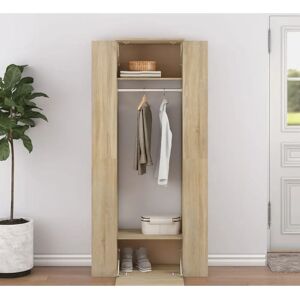 vidaXL Sonoma Oak Hallway Cabinets 2 pcs - Indoor Furniture vidaXL Sonoma Oak Hallway Cabinets 2 pcs - Indoor Furniture