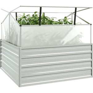 vidaXL Garden Raised Bed with Greenhouse - Garden Raised Bed with Greenhouse vidaXL Garden Raised Bed with Greenhouse - Garden Raised Bed with Greenhouse