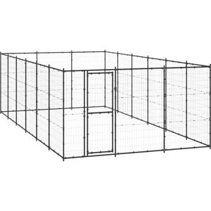 vidaXL Dog Kennel Steel 21.78m² - Secure Locking System vidaXL Dog Kennel Steel 21.78m² - Secure Locking System