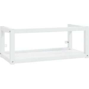 vidaXL Wall-mounted Bathroom Washbasin Frame White 79x38x31 cm Iron vidaXL Wall-mounted Bathroom Washbasin Frame White 79x38x31 cm Iron