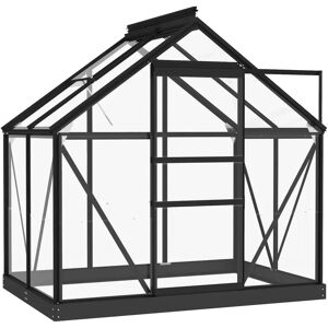 vidaXL Greenhouse Anthracite 155x103x191 cm Aluminum vidaXL Greenhouse Anthracite 155x103x191 cm Aluminum
