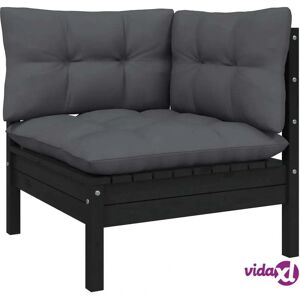 vidaXL Hjørnesofa for hage - Modulær, Furu, Puter vidaXL Hjørnesofa for hage - Modulær, Furu, Puter