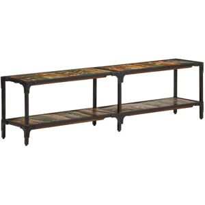 vidaXL Reclaimed Wood TV Cabinet - Vintage Style Storage - 150x30x41cm vidaXL Reclaimed Wood TV Cabinet - Vintage Style Storage - 150x30x41cm