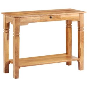 vidaXL Solid Acacia Wood Console Table - Rustic Home Accent Furniture vidaXL Solid Acacia Wood Console Table - Rustic Home Accent Furniture