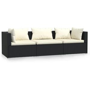 VidaXL Udendørs Møbel Sæt - Holdbart Vejrbestandigt Rattan Sofa VidaXL Udendørs Møbel Sæt - Holdbart Vejrbestandigt Rattan Sofa