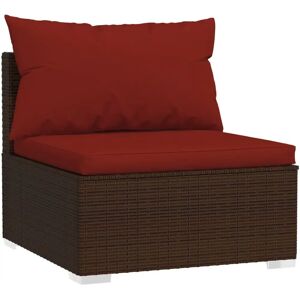 vidaXL hagemøbel med pute brun - Hagemøbel vidaXL hagemøbel med pute brun - Hagemøbel