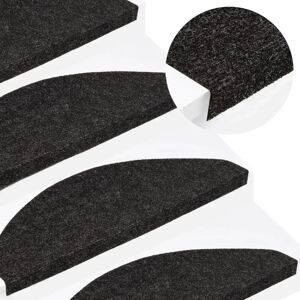 vidaXL Stair Mats Anthracite Self-Adhesive 15 Pcs. vidaXL Stair Mats Anthracite Self-Adhesive 15 Pcs.