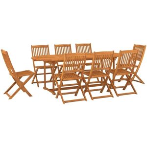 Brand Model - Garden Dining Set with Acacia Wood - 8 Seats Brand Model - Garden Dining Set with Acacia Wood - 8 Seats