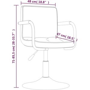VIDAXL Chaises de salle à manger pivotantes - 4 unités - Publicité VIDAXL Chaises de salle à manger pivotantes - 4 unités - Publicité