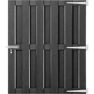 vidaXL Garden Gate WPC 100x112 cm Grey - Garden Gate vidaXL Garden Gate WPC 100x112 cm Grey - Garden Gate