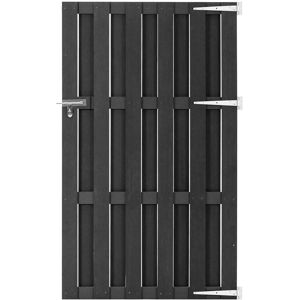 vidaXL Garden Gate WPC 100x180 cm Grey - Garden Gate vidaXL Garden Gate WPC 100x180 cm Grey - Garden Gate