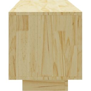 vidaXL Brown Solid Pinewood TV Cabinet - TV cabinet vidaXL Brown Solid Pinewood TV Cabinet - TV cabinet