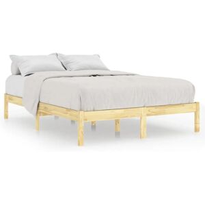vidaXL 809987 Bedframe - Massief dennenhout - Houten Bedbodem - Small Double vidaXL 809987 Bedframe - Massief dennenhout - Houten Bedbodem - Small Double