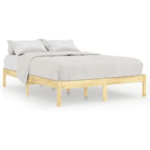 vidaXL 810027 Sengestel - Massivt fyrretræ - 160x200 cm vidaXL 810027 Sengestel - Massivt fyrretræ - 160x200 cm
