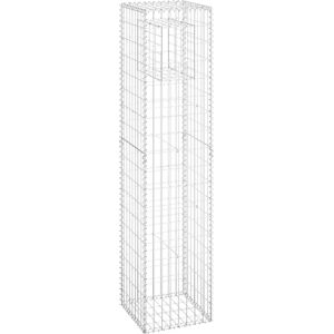 vidaXL 2x Gabion Basket Posts Iron Patio Garden Planter - Gabion Basket Posts vidaXL 2x Gabion Basket Posts Iron Patio Garden Planter - Gabion Basket Posts