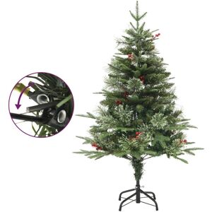 vidaXL Pre-lit Christmas Tree with Pine Cones Green - Christmas Tree vidaXL Pre-lit Christmas Tree with Pine Cones Green - Christmas Tree