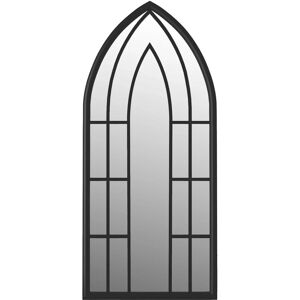 vidaXL Garten Spiegelschwarz 70x30 cm Eisen für den Außenbereich vidaXL Garten Spiegelschwarz 70x30 cm Eisen für den Außenbereich