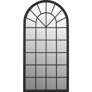 vidaXL Sand 90x45 cm Iron Mirror for Indoor Use Wall Decor vidaXL Sand 90x45 cm Iron Mirror for Indoor Use Wall Decor