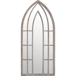 vidaXL Sand Iron Wall Mirror 100x45cm - Interior Decor vidaXL Sand Iron Wall Mirror 100x45cm - Interior Decor