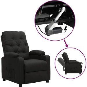 Fauteuil relax avec levage VIDAXL - Manuel & Électrique - Noir - Publicité Fauteuil relax avec levage VIDAXL - Manuel & Électrique - Noir - Publicité