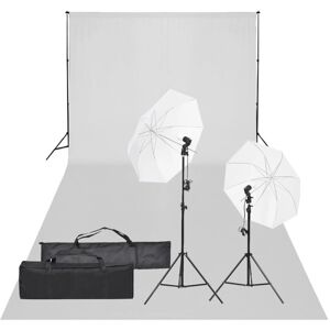 vidaXL Fotostudio Kit - Verstelbaar Achtergrond & Verlichting vidaXL Fotostudio Kit - Verstelbaar Achtergrond & Verlichting
