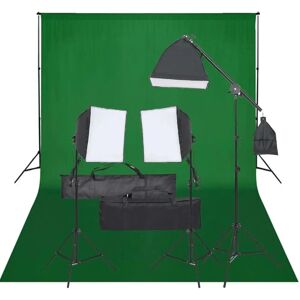 vidaXL Fotostudio-Set - Softboxes & Hintergründe vidaXL Fotostudio-Set - Softboxes & Hintergründe