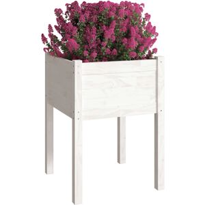 vidaXL 2x Solid Pine Garden Planters - Outdoor Flower Boxes vidaXL 2x Solid Pine Garden Planters - Outdoor Flower Boxes