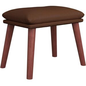 Maisonchic Brauner Kunstleder Hocker - Fußhocker Maisonchic Brauner Kunstleder Hocker - Fußhocker