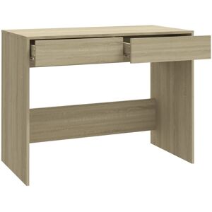 VidaXL Sonoma Oak Desk - Sturdy Home Office Table VidaXL Sonoma Oak Desk - Sturdy Home Office Table