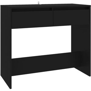 vidaXL Black Console Table - 89x41x76.5 cm Hallway Storage vidaXL Black Console Table - 89x41x76.5 cm Hallway Storage