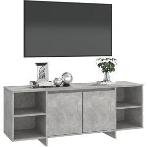 vidaXL TV Cabinet Concrete Grey - TV Cabinet, 2 Doors & 2 Shelves vidaXL TV Cabinet Concrete Grey - TV Cabinet, 2 Doors & 2 Shelves