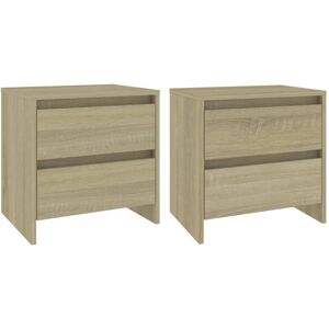 vidaXL Eik Nightstand - Nattbord vidaXL Eik Nightstand - Nattbord