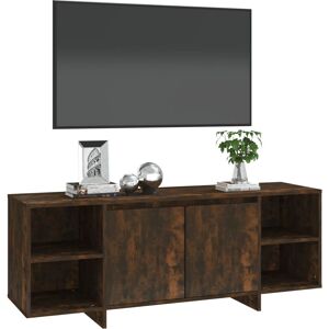 vidaXL Smoked Oak TV Cabinet - TV Stand Furniture - 130x35x50 cm vidaXL Smoked Oak TV Cabinet - TV Stand Furniture - 130x35x50 cm