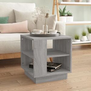 vidaXL Grey Sonoma Coffee Table - Engineered Wood - 40x40x43 cm vidaXL Grey Sonoma Coffee Table - Engineered Wood - 40x40x43 cm