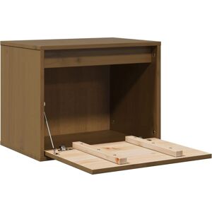 VidaXL 813441 Pine Brown Wall Shelf - Shelve for Storage and Decor VidaXL 813441 Pine Brown Wall Shelf - Shelve for Storage and Decor