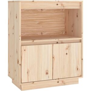 vidaXL 813520 Braunes Massives Kiefernholz Sideboard - Sideboard vidaXL 813520 Braunes Massives Kiefernholz Sideboard - Sideboard