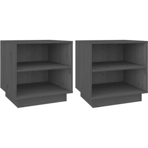 vidaXL 813330 Noptieră Gri - Nightstand vidaXL 813330 Noptieră Gri - Nightstand