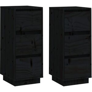 vidaXL 813374 Solid Wood Pine Sideboard - Living Room Storage Furniture vidaXL 813374 Solid Wood Pine Sideboard - Living Room Storage Furniture