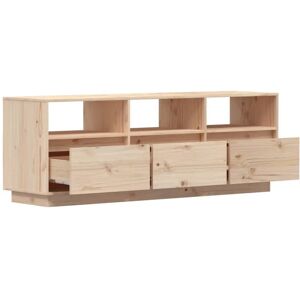 vidaXL 813430 Solid Pine TV Cabinet - 140x37x50 cm vidaXL 813430 Solid Pine TV Cabinet - 140x37x50 cm