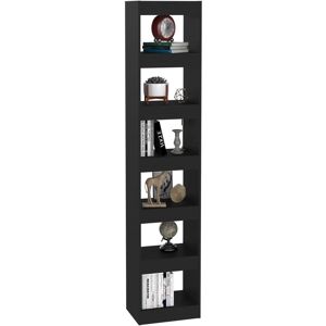 vidaXL Book Cabinet - Black - 40x30x198 cm - Book Type vidaXL Book Cabinet - Black - 40x30x198 cm - Book Type