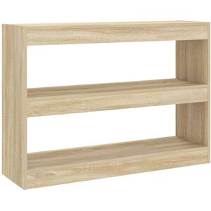 vidaXL Sonoma Eiche Bücherregal - Raumteiler & Stauraum vidaXL Sonoma Eiche Bücherregal - Raumteiler & Stauraum