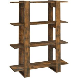 vidaXL Book Cabinet - Smoked Oak - Room Divider & Organizer vidaXL Book Cabinet - Smoked Oak - Room Divider & Organizer