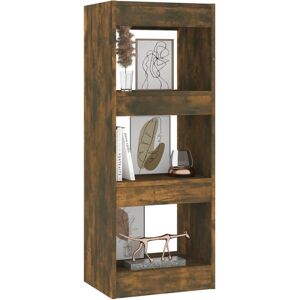 vidaXL Smoked Oak Bookshelf - 40x30x103 cm Room Divider vidaXL Smoked Oak Bookshelf - 40x30x103 cm Room Divider