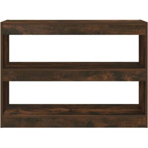 vidaXL Book Cabinet - Smoked Oak - Room Divider & Storage vidaXL Book Cabinet - Smoked Oak - Room Divider & Storage